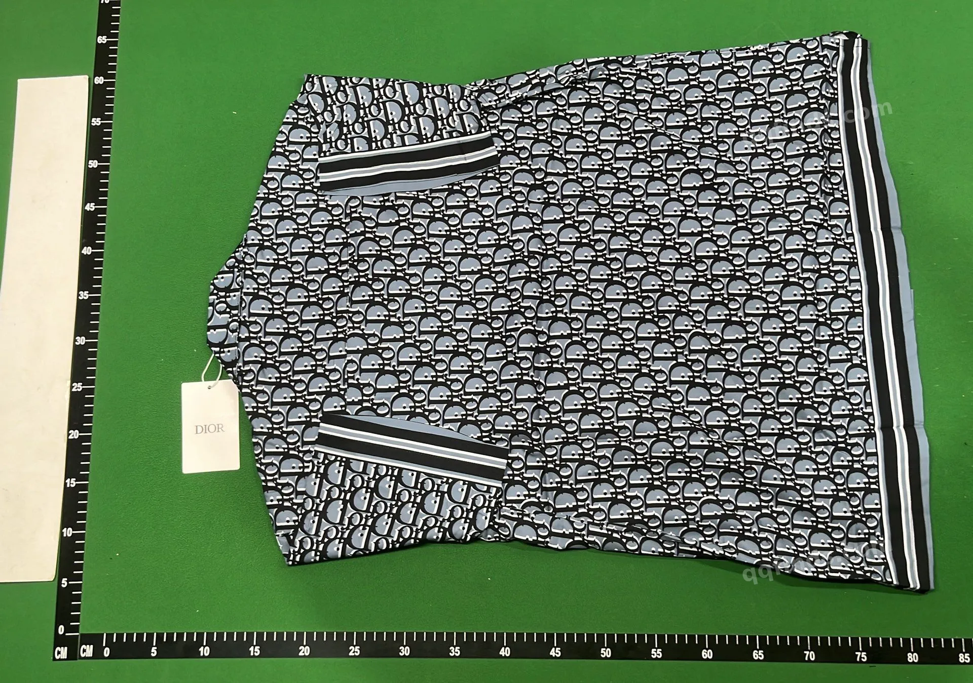 Black Patterned Tracksuit Set QC