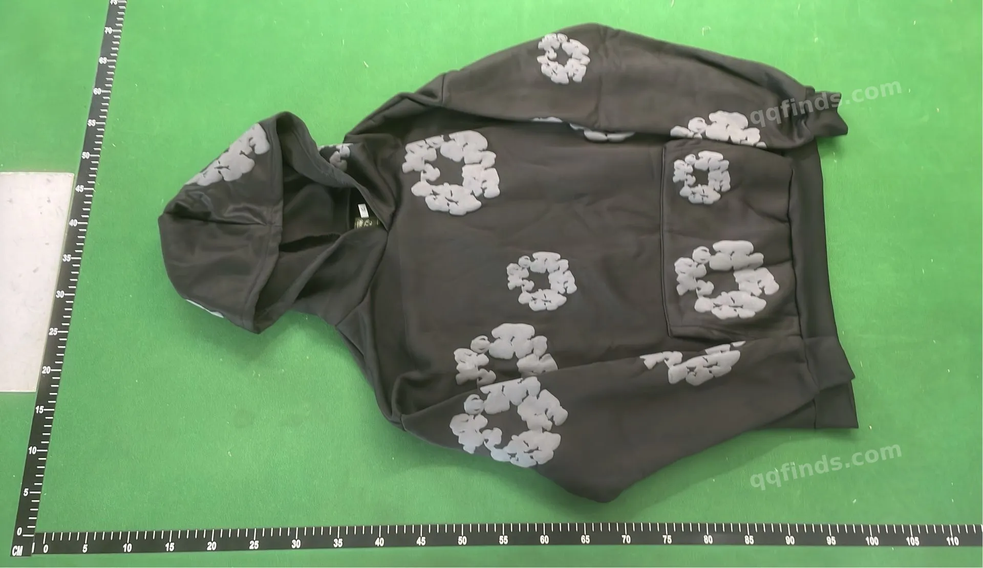 Black Floral Print Tracksuit Set QC