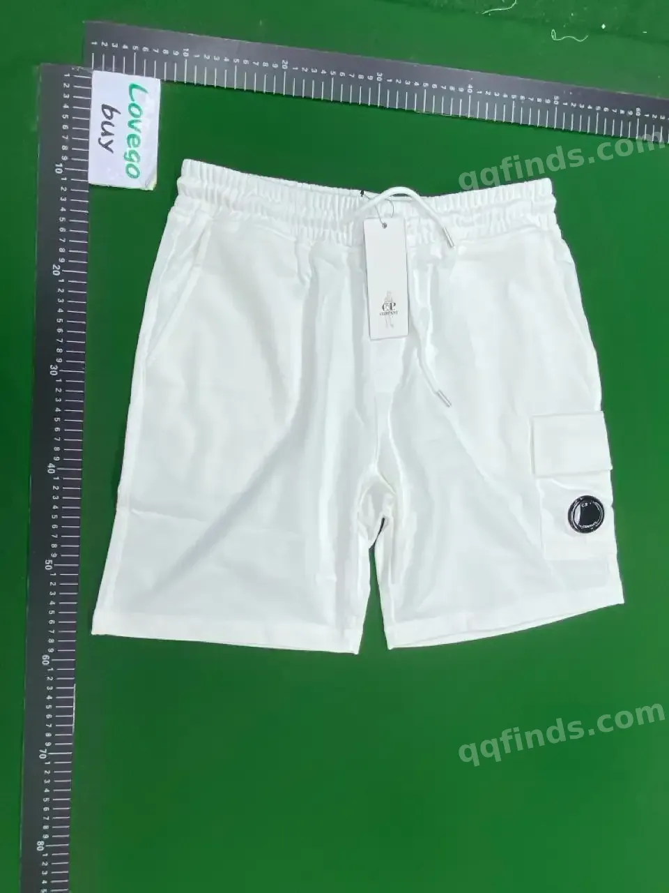 White T-Shirt and Grey Shorts Set QC
