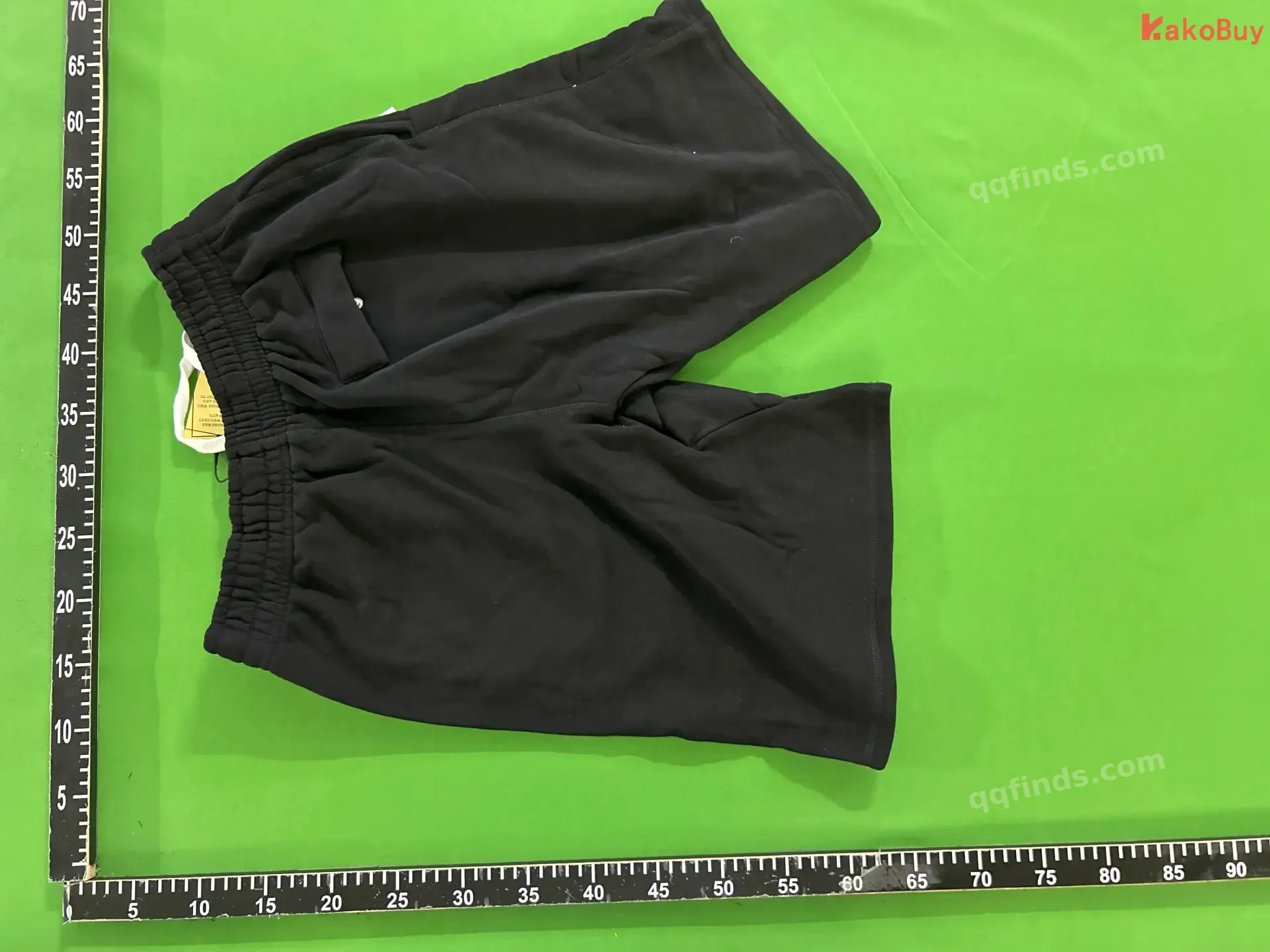 Black Hoodie and Shorts Set QC