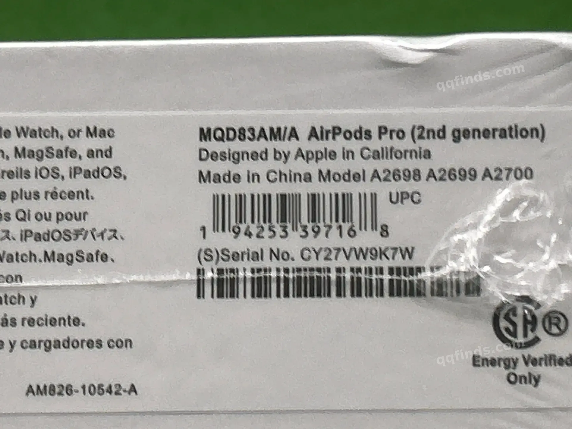 Apple AirPods QC