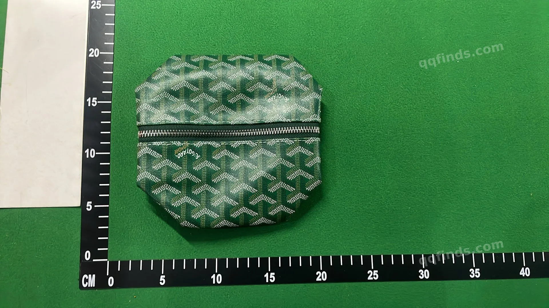 Red Goyard Patterned Pouch QC
