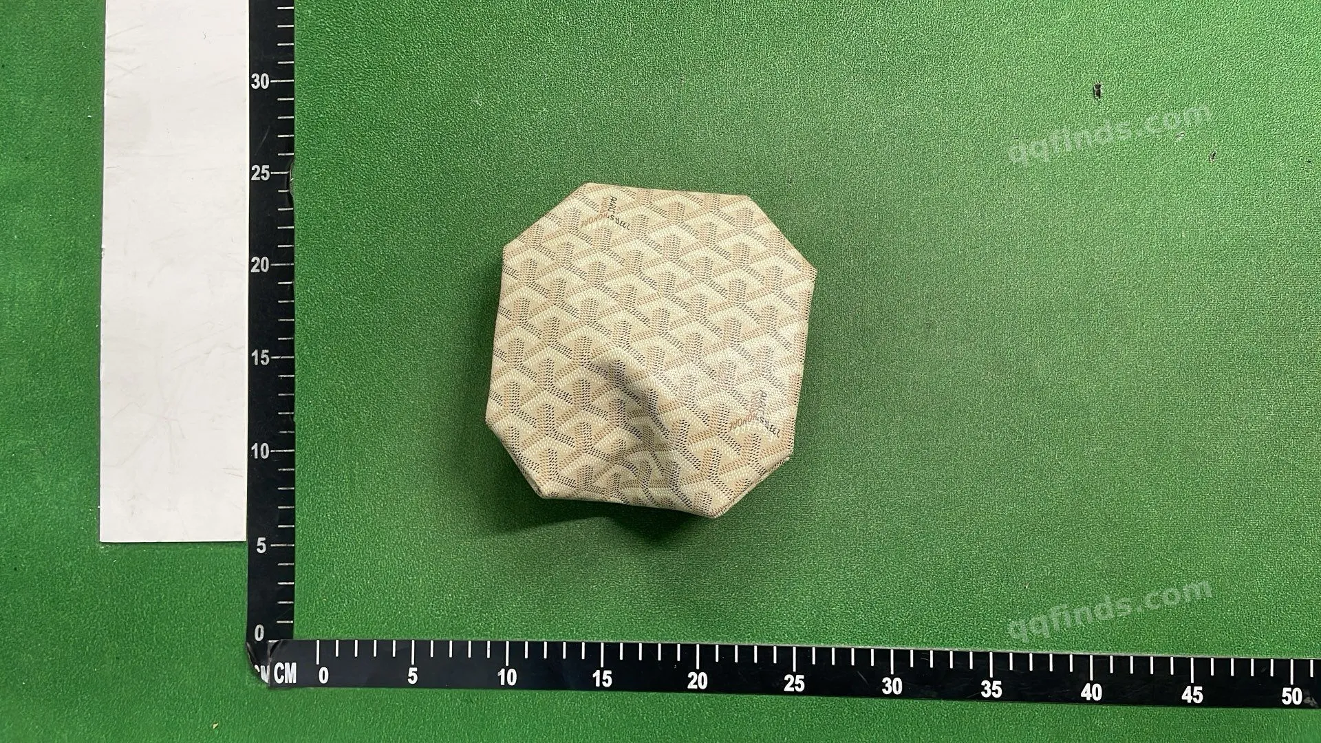 Red Goyard Patterned Pouch QC