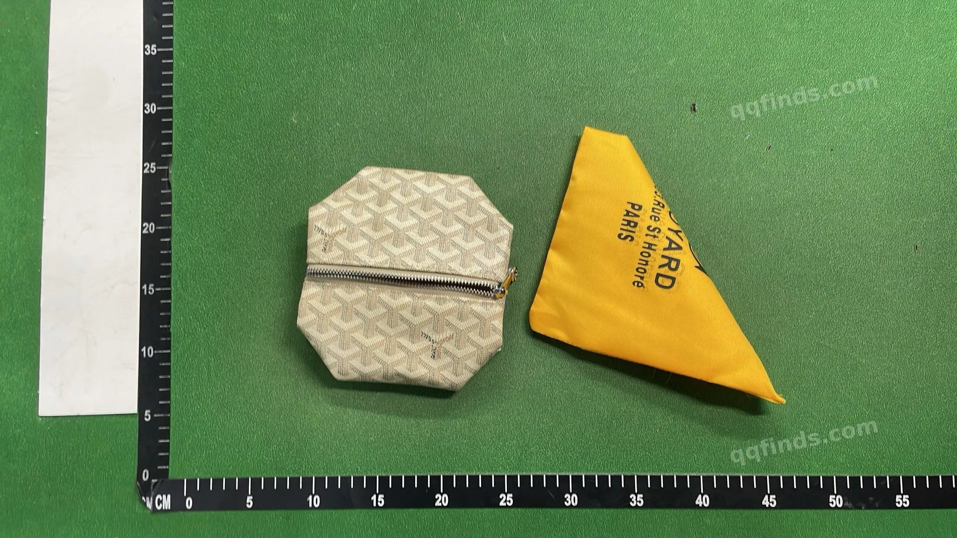 Red Goyard Patterned Pouch QC