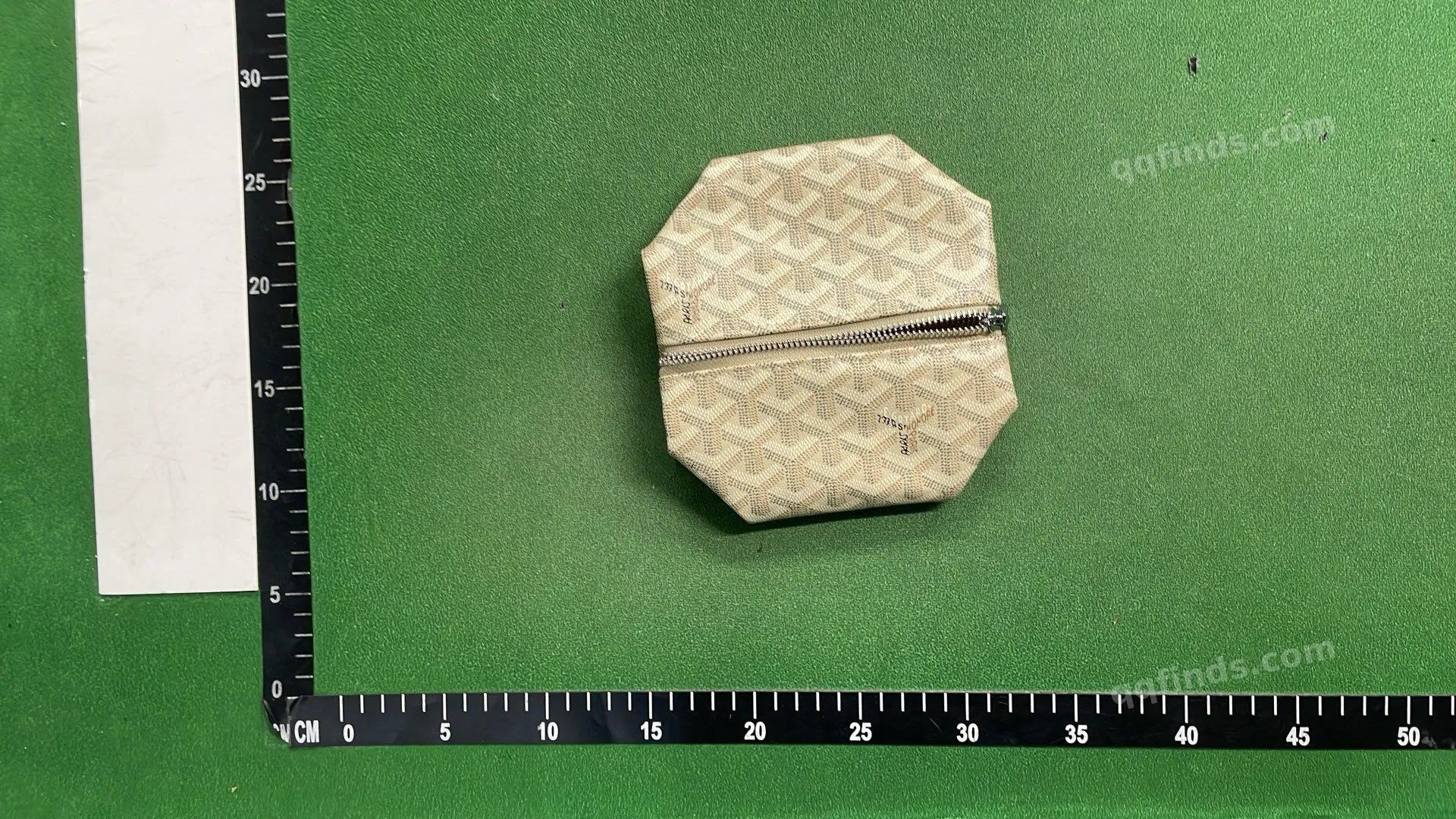 Red Goyard Patterned Pouch QC