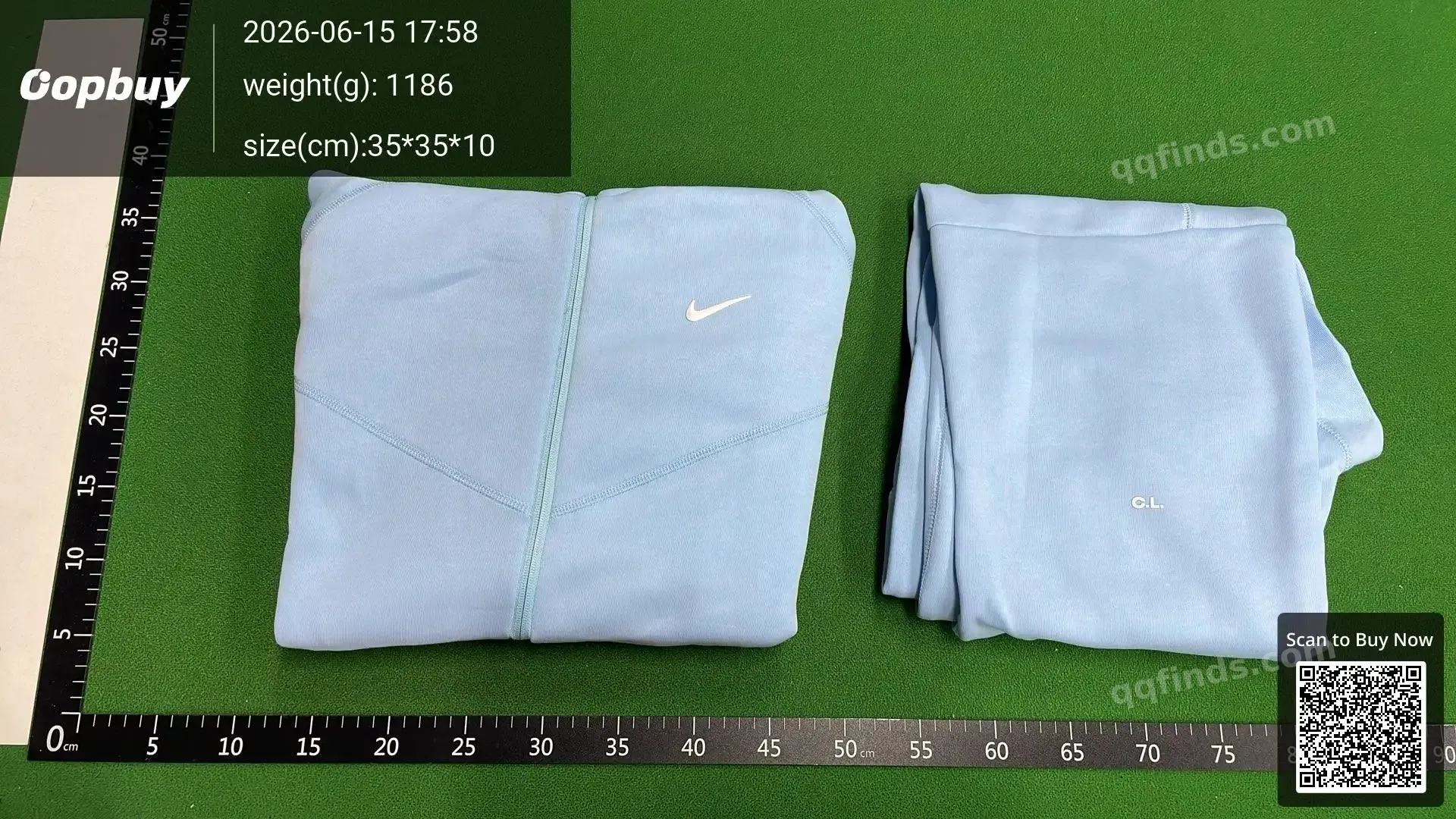 Yellow Fleece Hoodie and Pants Set QC