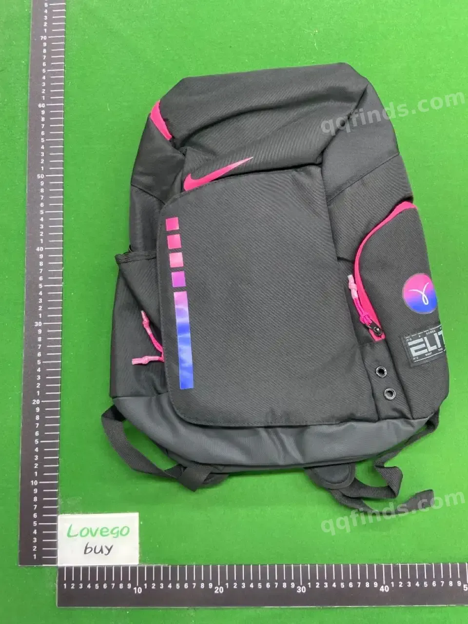 Black and Gold Nike Backpack QC