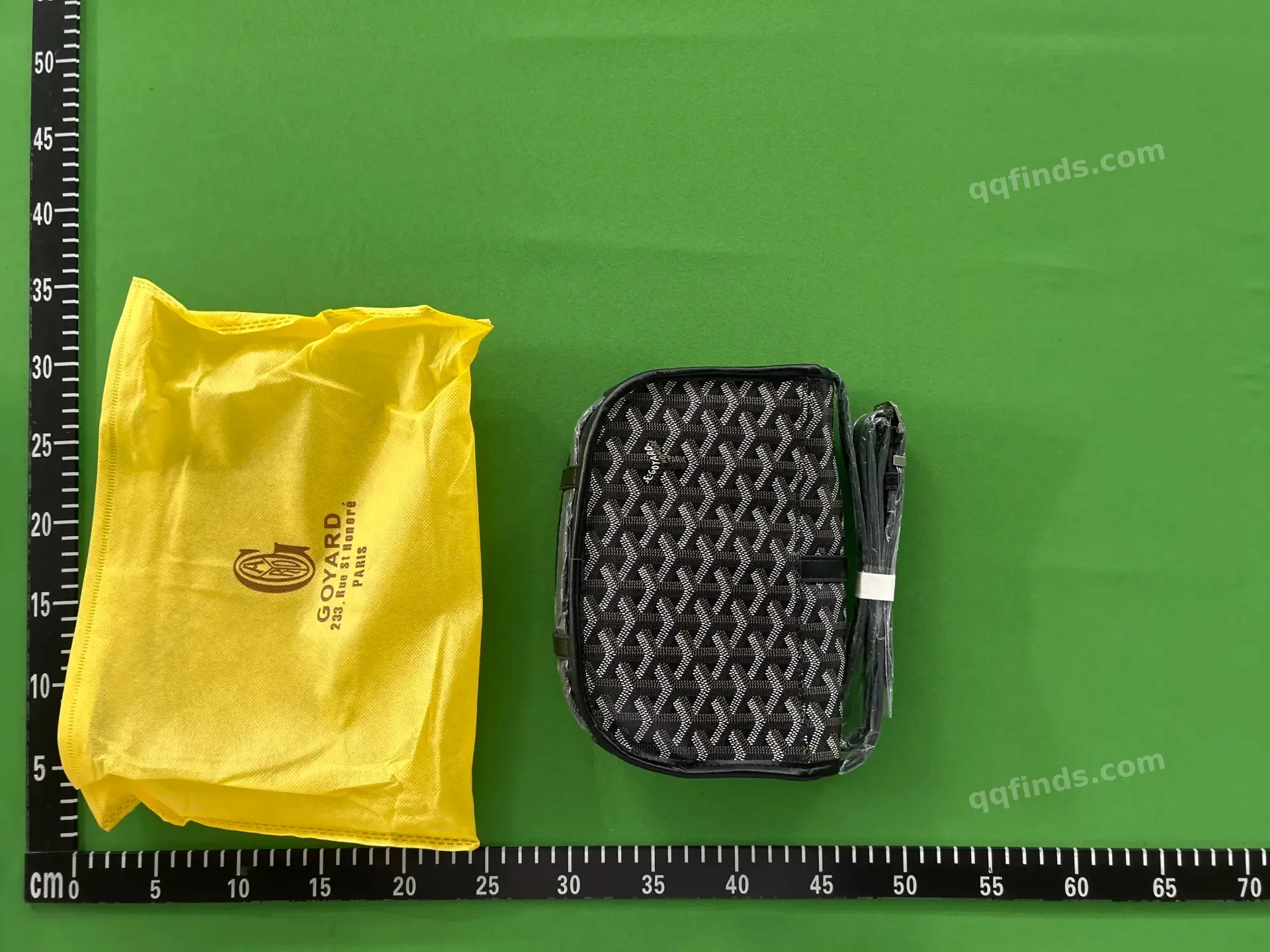 Goyard Patterned Saddle Bags QC