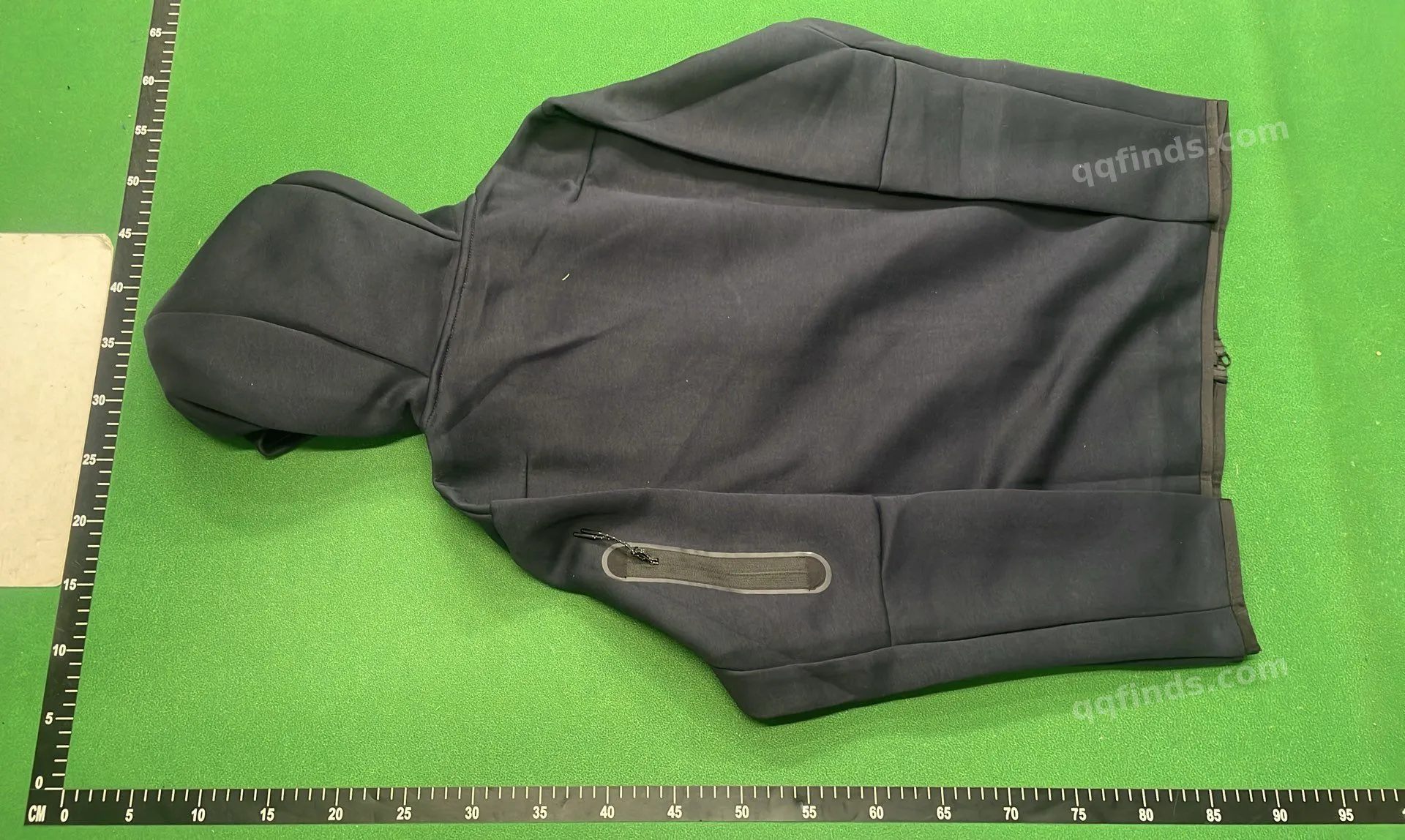 Black Hooded Tracksuit Set QC